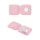 Беспроводное зарядное устройство ColorWay MagSafe Duo Charger 15W for iPhone Pink (CW-CHW32Q-P)