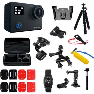 Экшн-камера AirOn ProCam 8 Black с аксессуарами 30в1 (69477915500063)