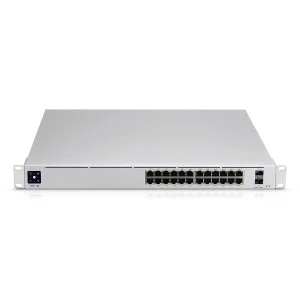 Комутатор Ubiquiti UniFi Switch PRO 24 PoE Gen2 (USW-PRO-24-POE) (16xGE PoE+, 8хGE PoE++, 2xSFP+, L3, 802.3bt/at/af, 400W max)