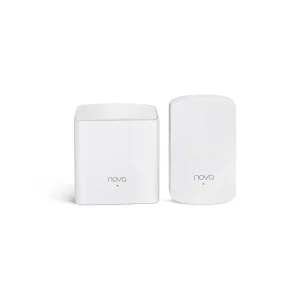 WiFi Mesh система Tenda Nova MW5 (MW5-KIT-2) (AC1200, 1xGE WAN/LAN, 1xGE LAN, Beamforming, MESH, MU-MIMO, 2 антени, 2-pack)