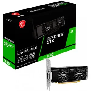 Видеокарта GF GTX 1630 4GB GDDR6 LP OC MSI (GeForce GTX 1630 4GT LP OC)