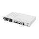 Коммутатор MikroTik CRS504-4XQ-IN (4x100G QSFP28 , 1xFE LAN, POE-IN, DC JACK, 2-PIN, Dual PSU)