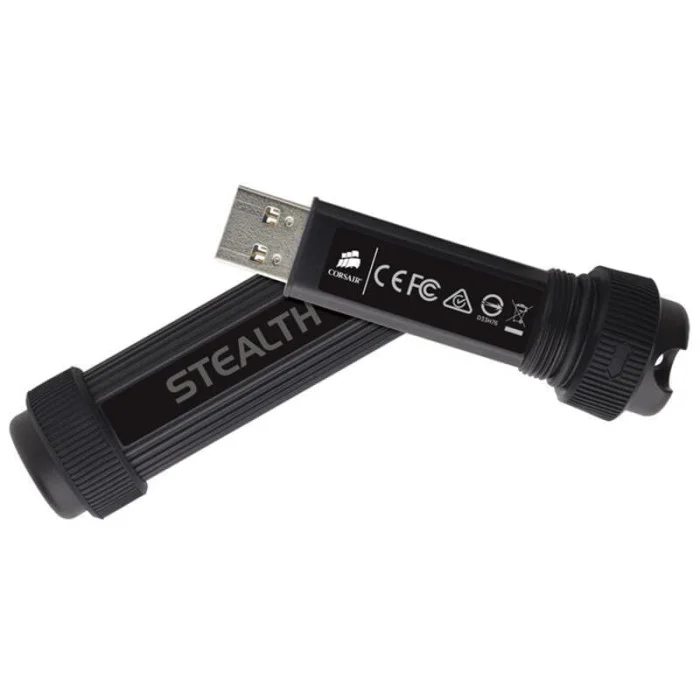 USB3.0 256GB Corsair Flash Survivor Stealth military-style aluminum waterproof 200m Stealth Grey (CMFSS3B-256GB)