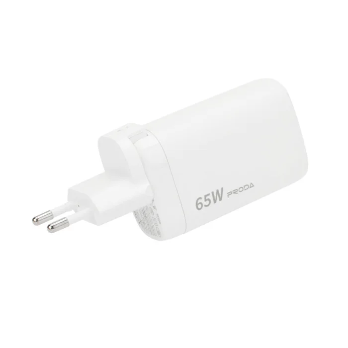 Зарядное устройство Proda Xinrui A39 Quick Charger 65W USB, Type-C White