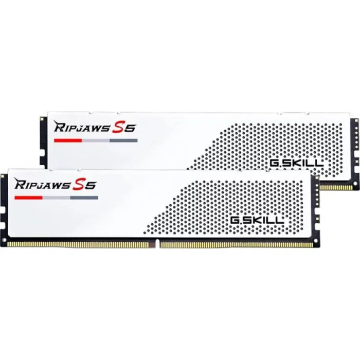 Модуль памяти DDR5 2x16GB/5600 G.Skill Ripjaws S5 White (F5-5600J3636C16GX2-RS5W) Модуль памяти DDR5 2x16GB/5600 G.Skill Ripjaws S5 White (F5-5600J3636C16GX2-RS5W)
