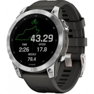 Смарт-часы Garmin Fenix 7 Silver with Graphite Band (010-02540-01) Смарт-часы Garmin Fenix 7 Silver with Graphite Band (010-02540-01)