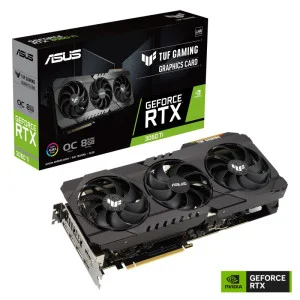 Видеокарта GF RTX 3060 Ti 8GB GDDR6X TUF Gaming OC Asus (TUF-RTX3060-O8GD6X-GAMING)