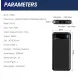 Универсальная мобильная батарея Proda Gladiator PD-P50 10000mAh Black (PRD-PDP50-BK)