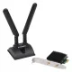 Бездротовий адаптер Edimax EW-7833AXP (AX3000, PCIe, Wi-Fi 6, Bluetooth 5.0, OFDMA, MU-MIMO)