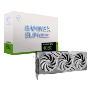 Видеокарта GF RTX 4080 16GB GDDR6X Gaming X Slim White MSI (GeForce RTX 4080 16GB GAMING X SLIM WHITE)