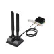 Бездротовий адаптер Edimax EW-7833AXP (AX3000, PCIe, Wi-Fi 6, Bluetooth 5.0, OFDMA, MU-MIMO)