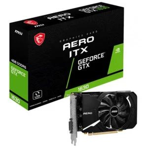 Видеокарта GF GTX 1630 4GB GDDR6 Aero ITX MSI (GeForce GTX 1630 AERO ITX 4G)