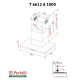 Вытяжка Perfelli T 6612 A 1000 I LED