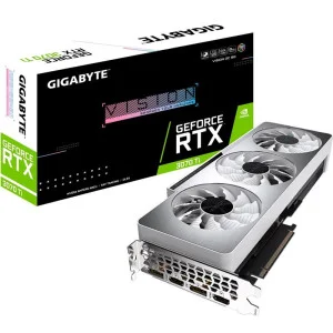 Відеокарта GF RTX 3070 Ti 8GB GDDR6X Vision OC Gigabyte (GV-N307TVISION OC-8GD)