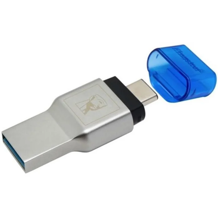 Картрідер Kingston MobileLite Duo 3C Dual Interface USB3.1 Type-A and Type-C microSD (FCR-ML3C) Metall Casing