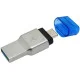 Картрідер Kingston MobileLite Duo 3C Dual Interface USB3.1 Type-A and Type-C microSD (FCR-ML3C) Metall Casing