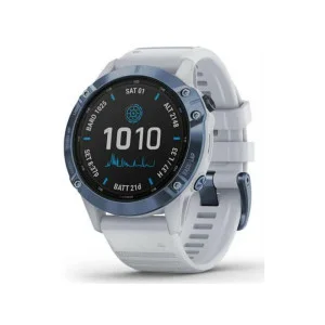 Смарт-часы Garmin Fenix 6 Pro Solar Edition Mineral Blue with Whitestone Band (010-02410-19) Смарт-часы Garmin Fenix 6 Pro Solar Edition Mineral Blue with Whitestone Band (010-02410-19)