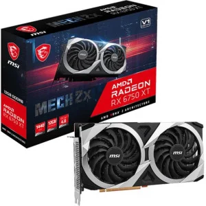 Видеокарта Radeon RX 6750 XT 12GB GDDR6 Mech 2X V1 MSI (Radeon RX 6750 XT MECH 2X 12G V1)