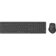 Комплект (клавиатура, мышка) беспроводной Rapoo 9800M Wireless Dark Grey