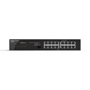 Коммутатор Ruijie Reyee RG-ES116G (16xGE, CCTV, ext. data link 250m, Port Isolation, rack mount, металл)