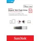 Флеш-накопитель USB3.0 64GB Lightning SanDisk iXpand Mini Black/Silver (SDIX40N-064G-GN6NN)