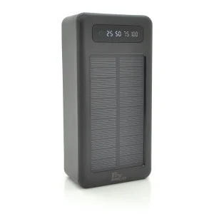 Универсальная мобильная батарея Voltronic Solar PLO-SP30G 30000mAh, Black, Blister (PLO-SP30G/25853)
