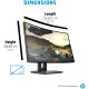 HP 23.6" X24c (9FM22AA) VA Black Curved 144Hz