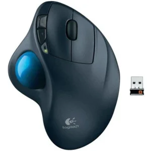 Миша бездротова Logitech M570 Trackball (910-001882) Silver/Blue USB лазерная Миша бездротова Logitech M570 Trackball (910-001882) Silver/Blue USB лазерная