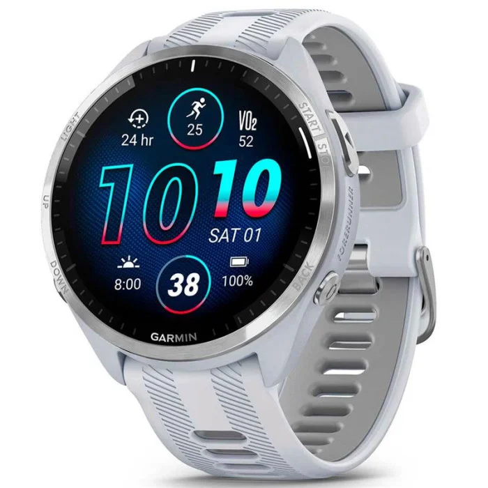 Смарт-годинник Garmin Forerunner 965 Titanium Bezel with Whitestone Case and Whitestone/Powder Gray Silicone Band (010-02809-81) Смарт-годинник Garmin Forerunner 965 Titanium Bezel with Whitestone Case and Whitestone/Powder Gray Silicone Band (010-02809-81)