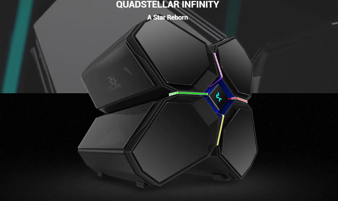 Корпус DeepCool QUADSTELLAR INFINITY (R-QUADSTELLAR-G-1) без БП