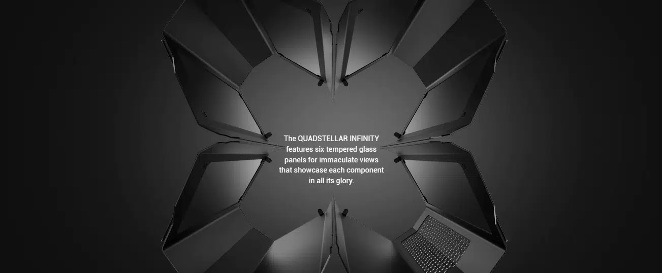 Корпус DeepCool QUADSTELLAR INFINITY (R-QUADSTELLAR-G-1) без БП