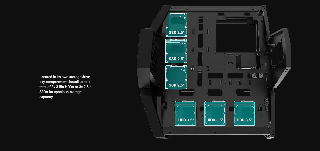 Корпус DeepCool QUADSTELLAR INFINITY (R-QUADSTELLAR-G-1) без БП