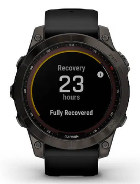 Смарт-годинник Garmin Fenix 7 Sapphire Solar Black DLC Titanium with Black Band (010-02540-34)