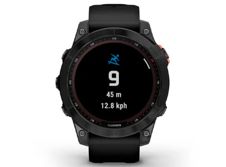 Смарт-годинник Garmin Fenix 7 Sapphire Solar Black DLC Titanium with Black Band (010-02540-34)