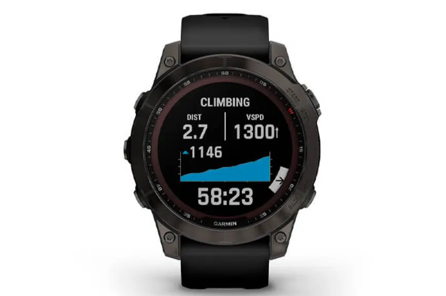 Смарт-годинник Garmin Fenix 7 Sapphire Solar Black DLC Titanium with Black Band (010-02540-34)