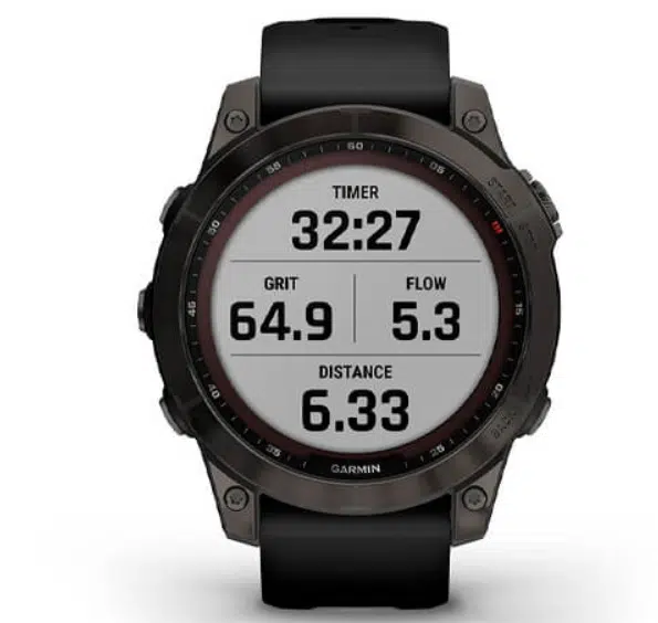 Смарт-годинник Garmin Fenix 7 Sapphire Solar Black DLC Titanium with Black Band (010-02540-34)