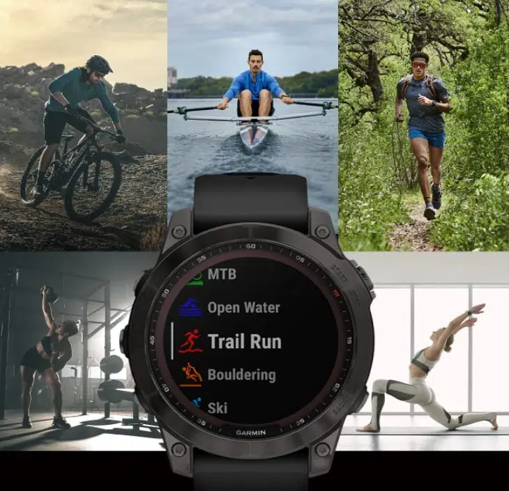 Смарт-годинник Garmin Fenix 7 Sapphire Solar Black DLC Titanium with Black Band (010-02540-34)