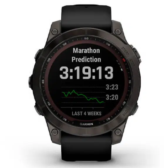 Смарт-годинник Garmin Fenix 7 Sapphire Solar Black DLC Titanium with Black Band (010-02540-34)