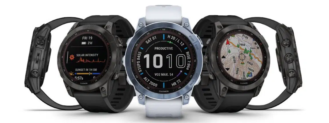 Смарт-годинник Garmin Fenix 7 Sapphire Solar Black DLC Titanium with Black Band (010-02540-34)