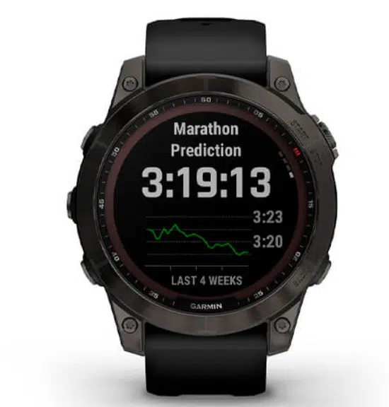 Смарт-часы Garmin Fenix 7 Sapphire Solar Black DLC Titanium with Black Band (010-02540-34)