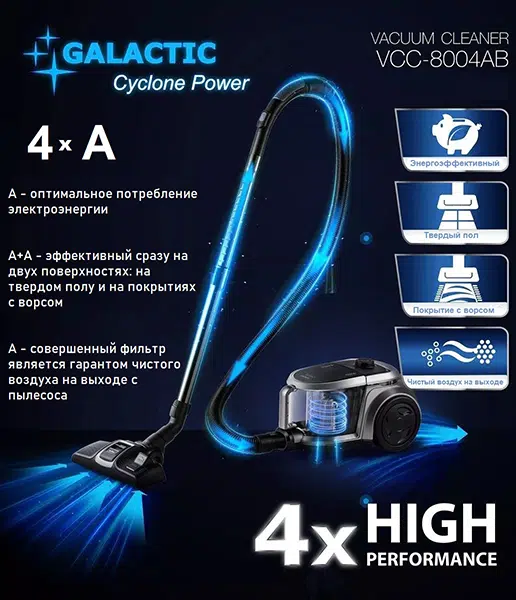 Пылесос Vivax VCC-8004AB Galactic