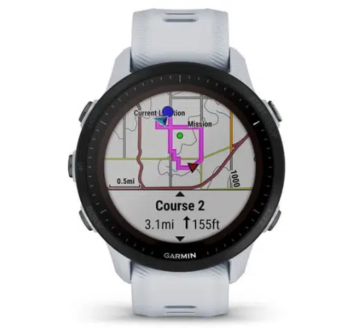 Смарт-годинник Garmin Forerunner 955 Solar White (010-02638-01)