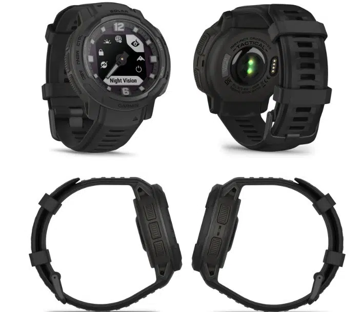 Смарт-годинник Garmin Instinct Crossover Solar Tactical Black (010-02730-00)