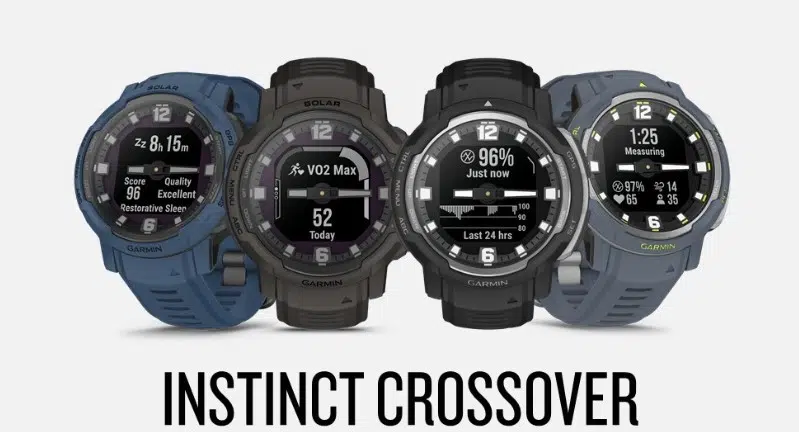 Смарт-годинник Garmin Instinct Crossover Solar Graphite (010-02730-01)