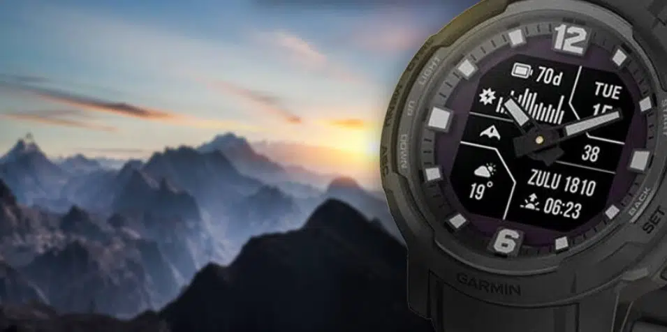 Смарт-годинник Garmin Instinct Crossover Solar Graphite (010-02730-01)