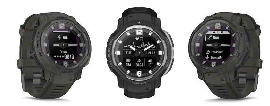 Смарт-годинник Garmin Instinct Crossover Black (010-02730-03)