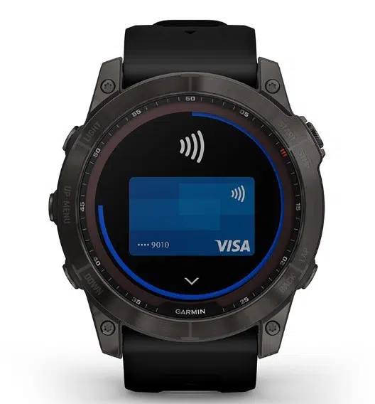 Смарт-годинник Garmin Fenix 7X Sapphire Solar Black DLC Titanium with Black Band (010-02541-45)