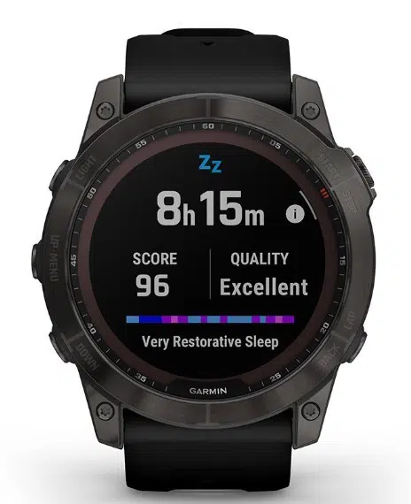 Смарт-годинник Garmin Fenix 7X Sapphire Solar Black DLC Titanium with Black Band (010-02541-45)